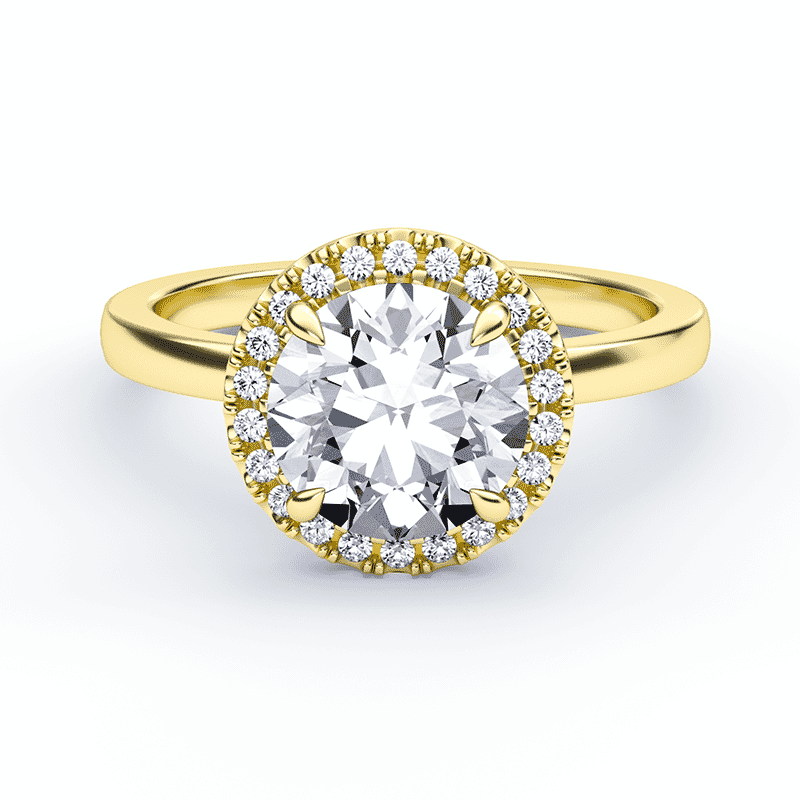 Simple halo ring discount