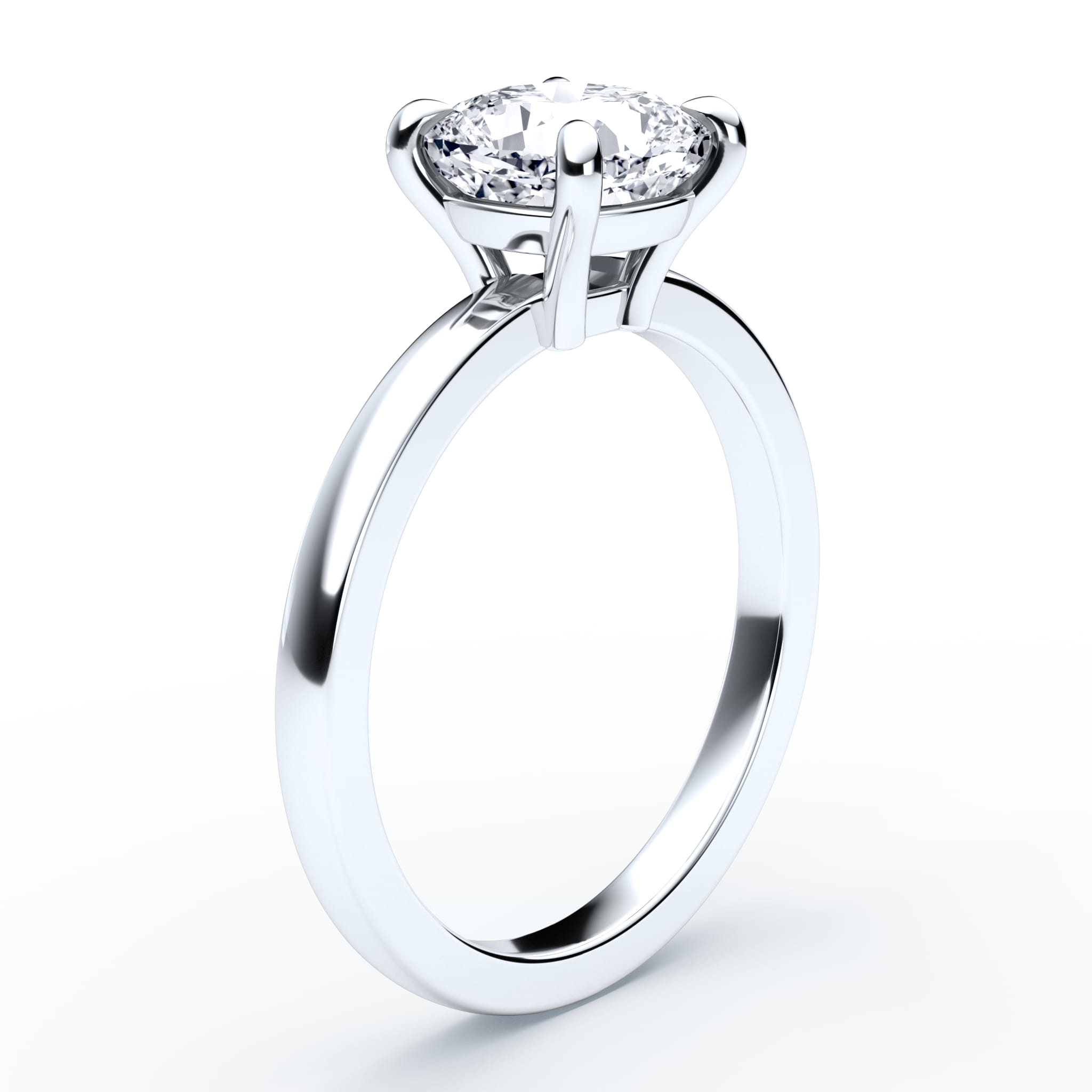 Prong Basket Low Basket Setting Engagement Ring Low Profile Basket