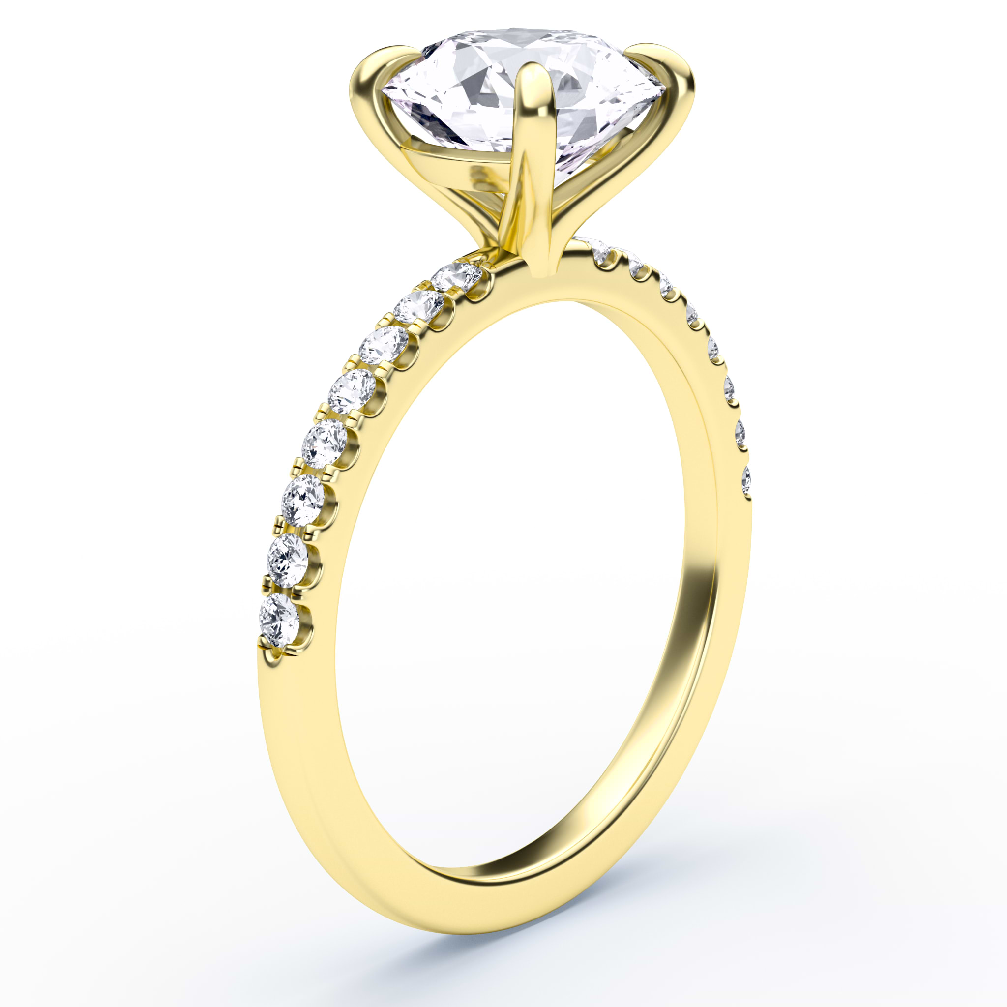 Pave Engagement Ring