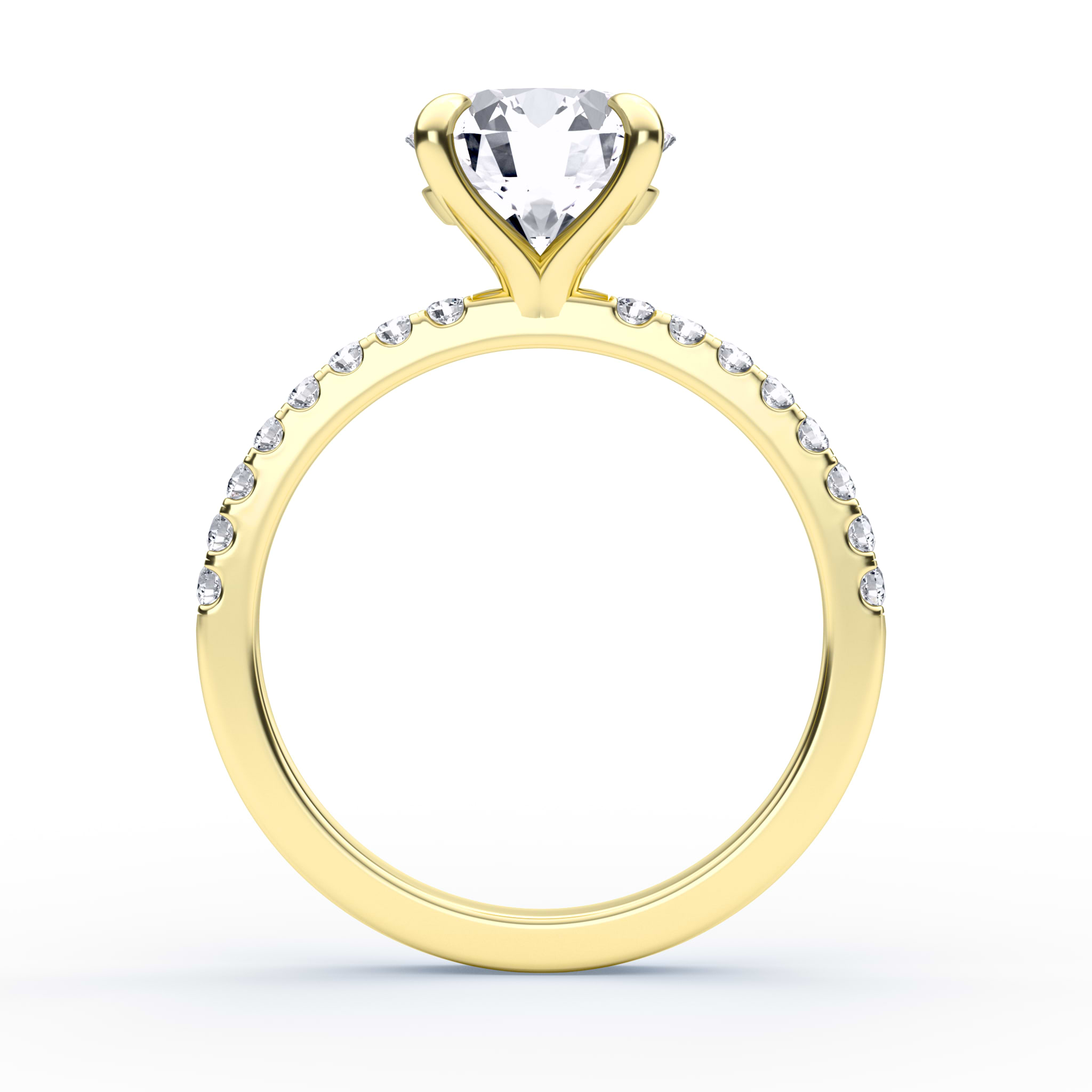 Pave Engagement Ring