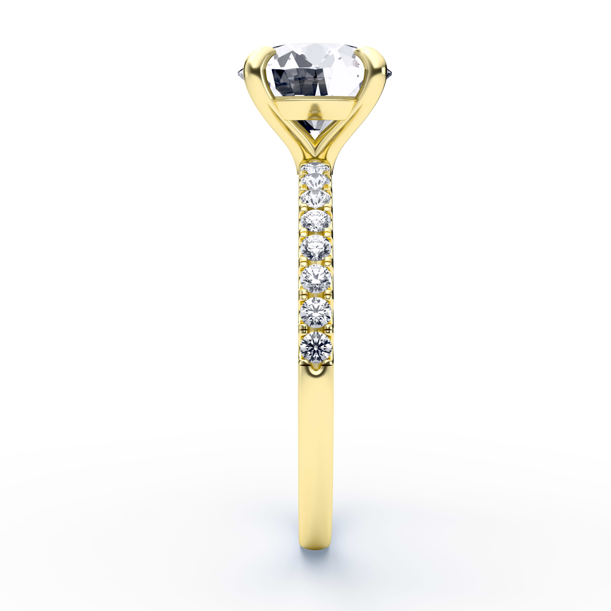 Pave Engagement Ring
