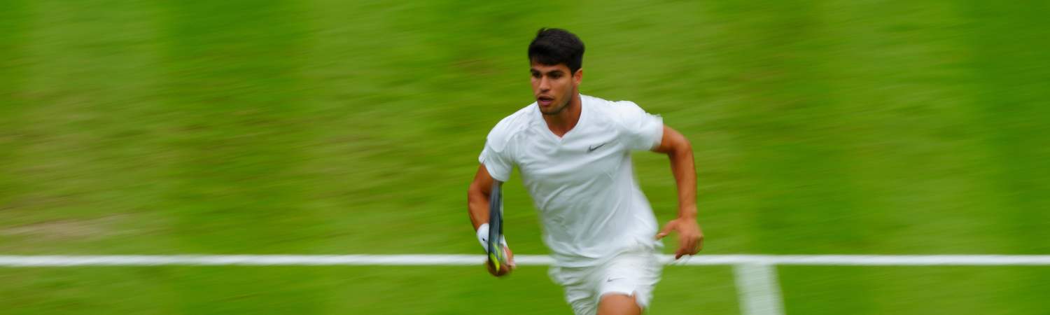 alcaraz en Wimbledon 2024