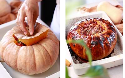 Calabaza rellena