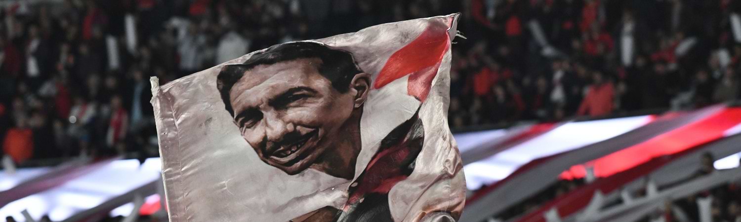 bandera de Labruna, ídolo de River Plate