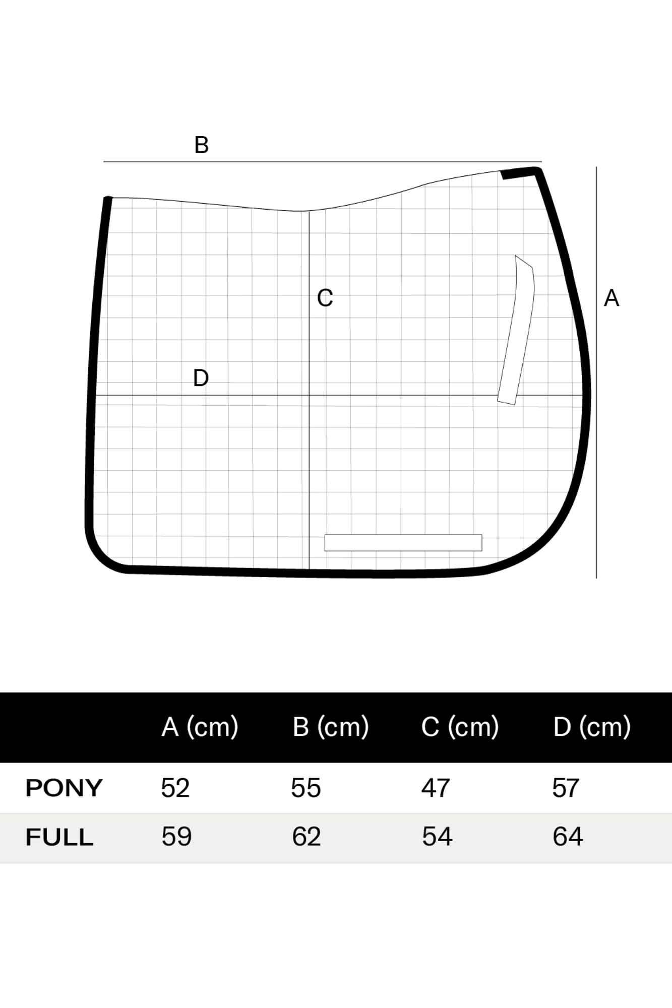 Kenny Velcro Jumping Saddle Pad