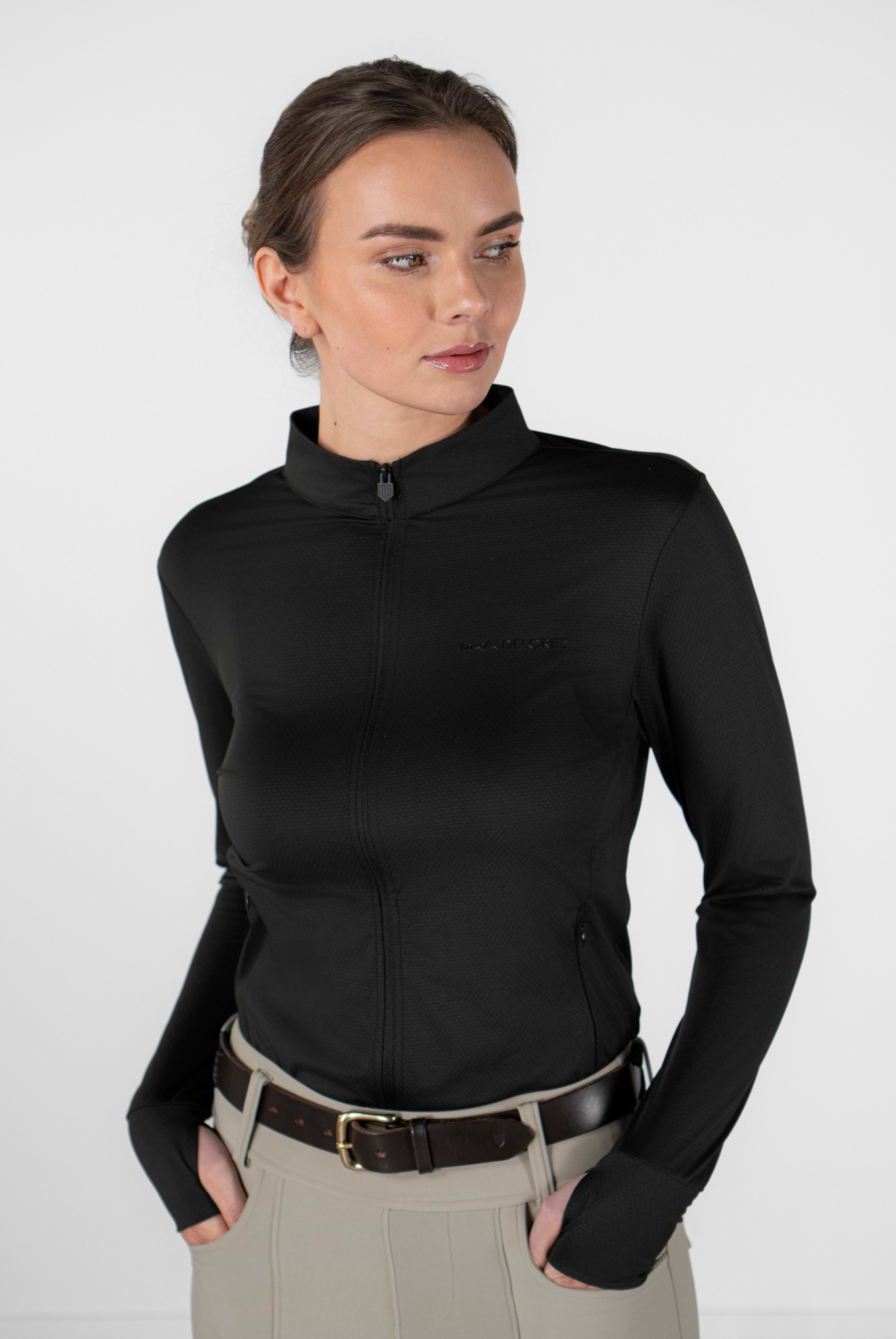 Aveline Zip-Up Shirt
