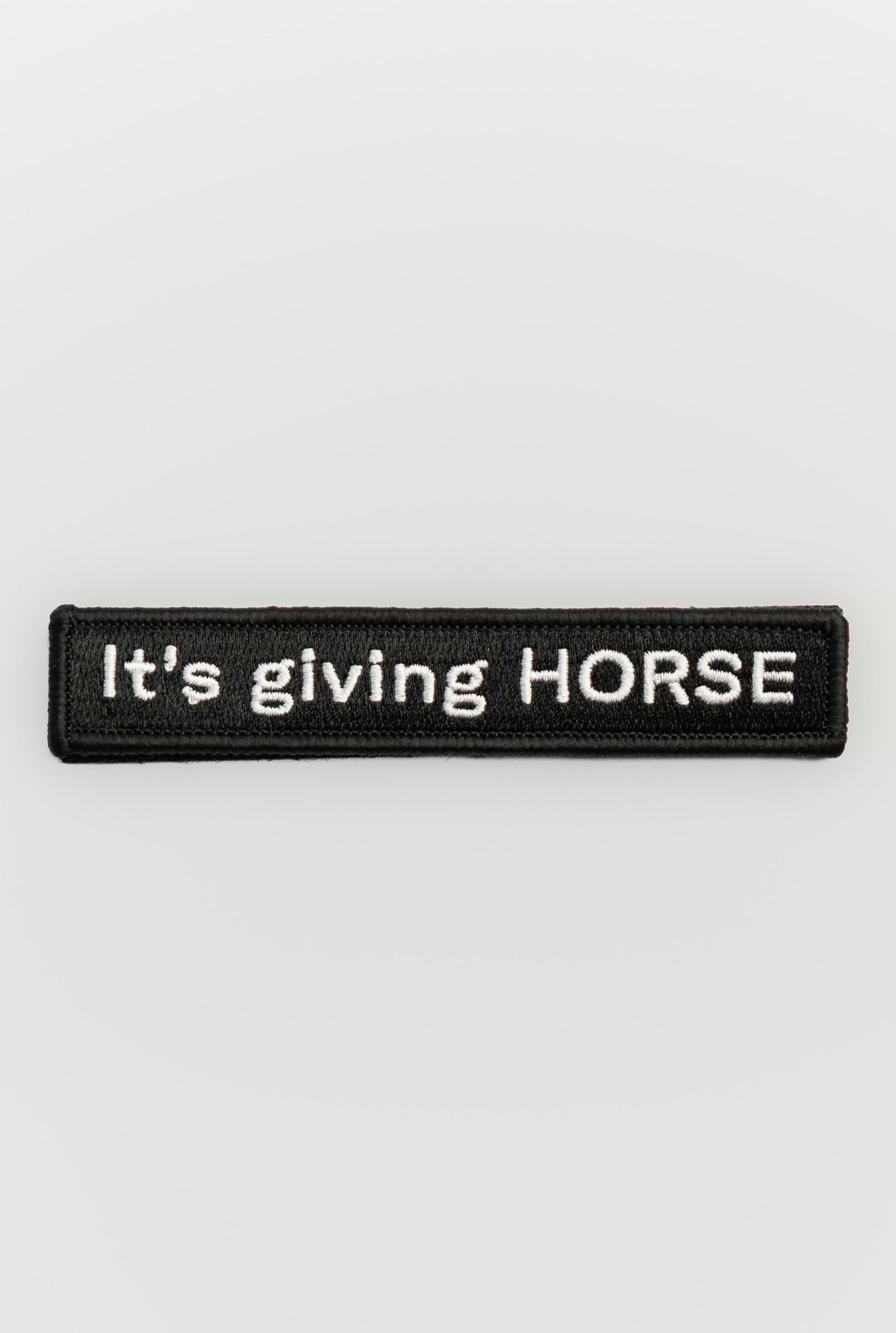 It's giving HORSE Patch