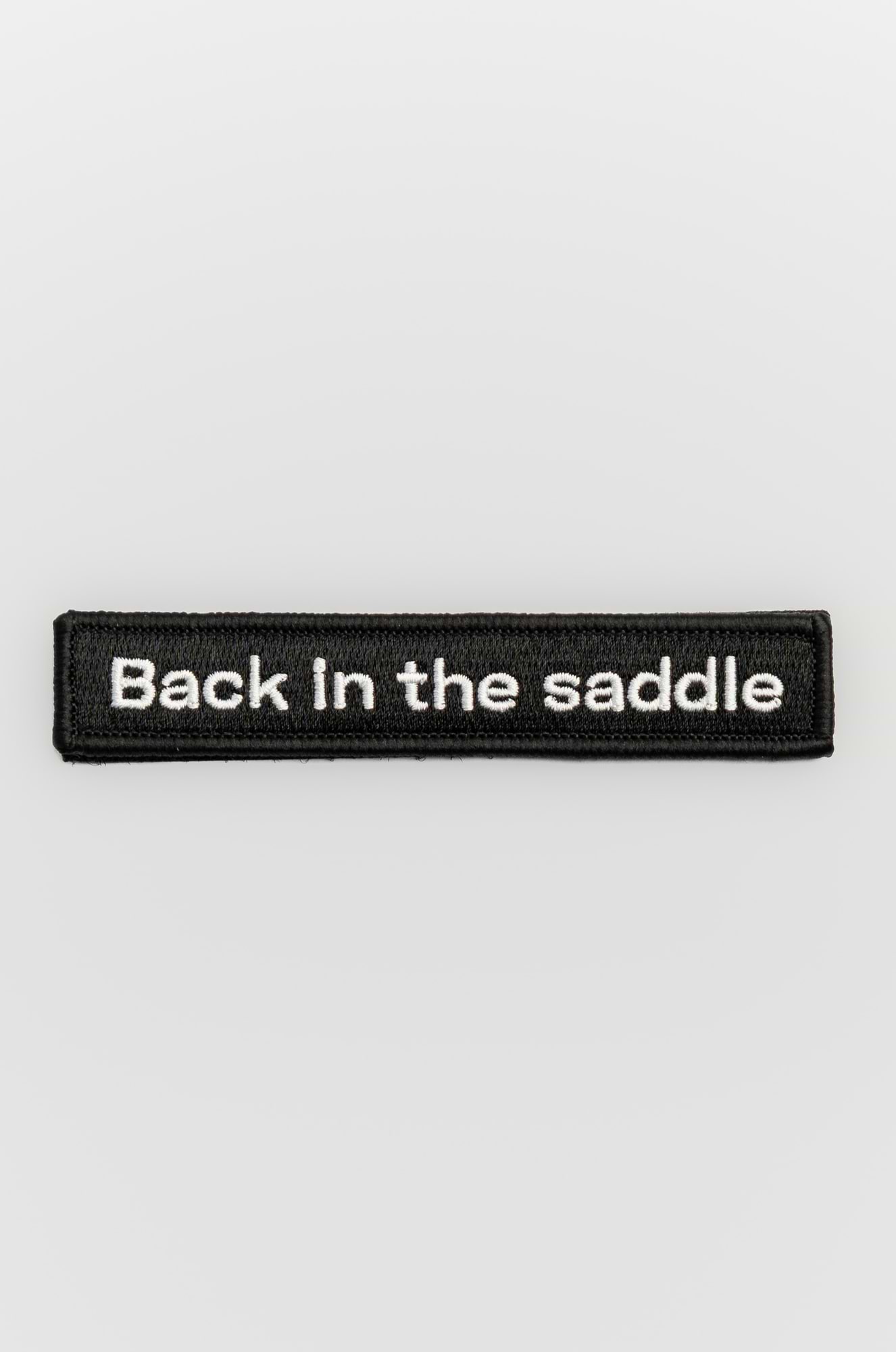 Back in the saddle Patch