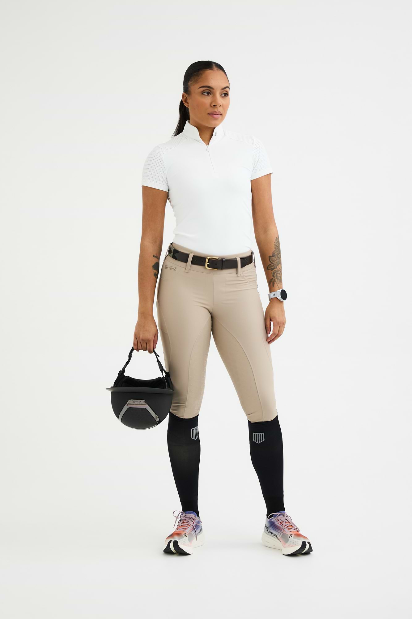 White Air Mesh Top | Maya Delorez