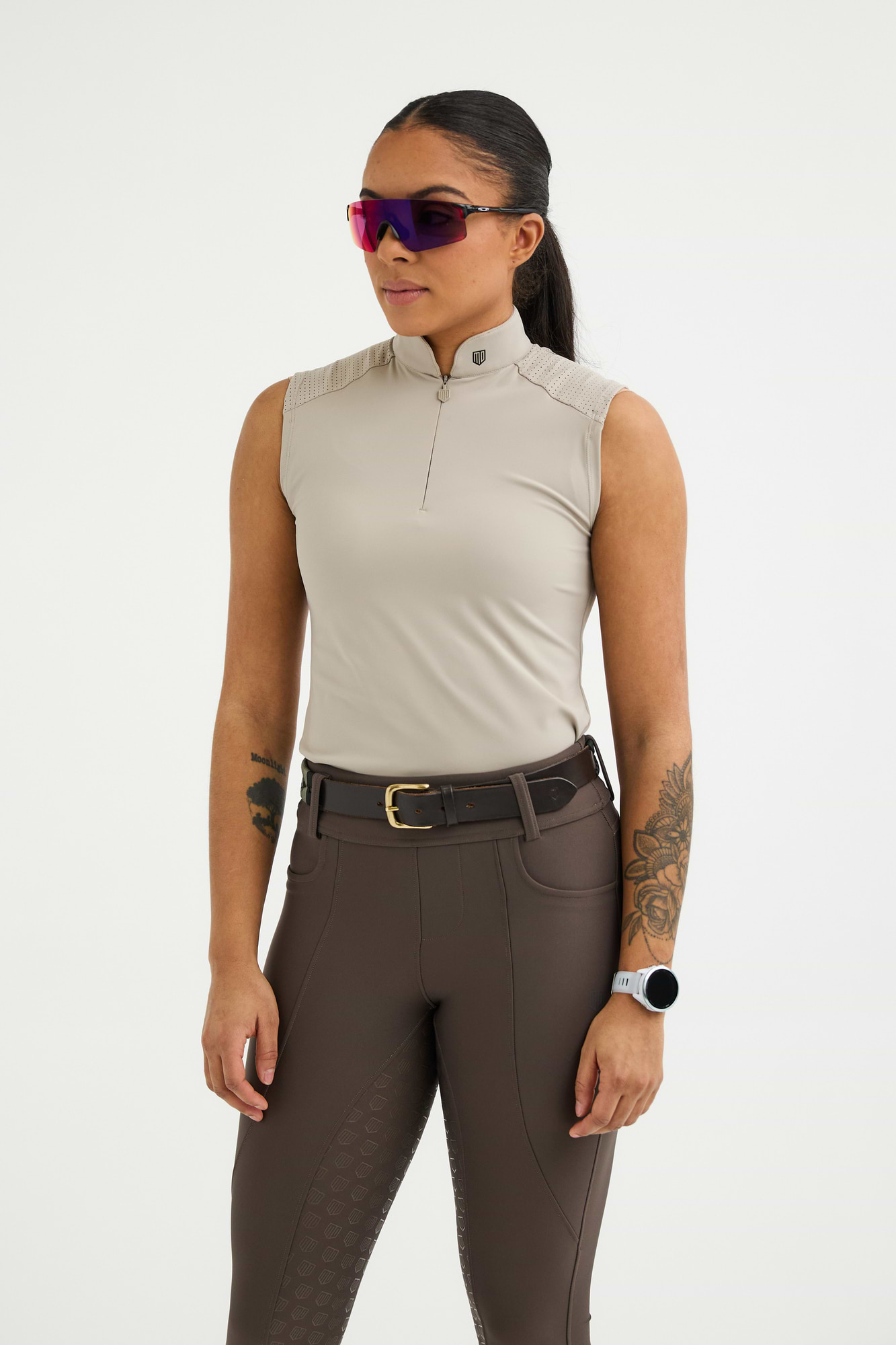 Air Mesh Sleeveless Top