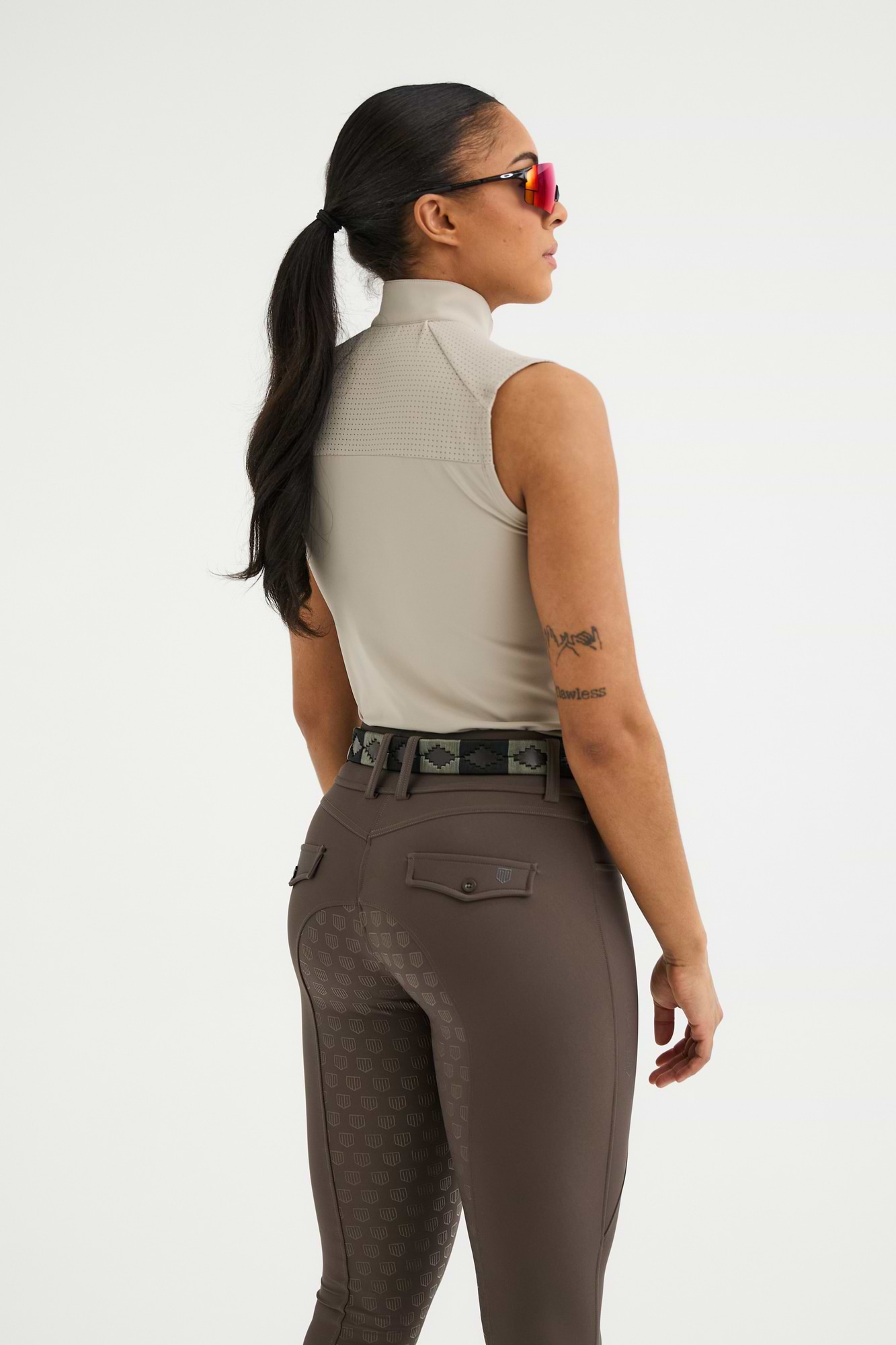 Air Mesh Sleeveless Top