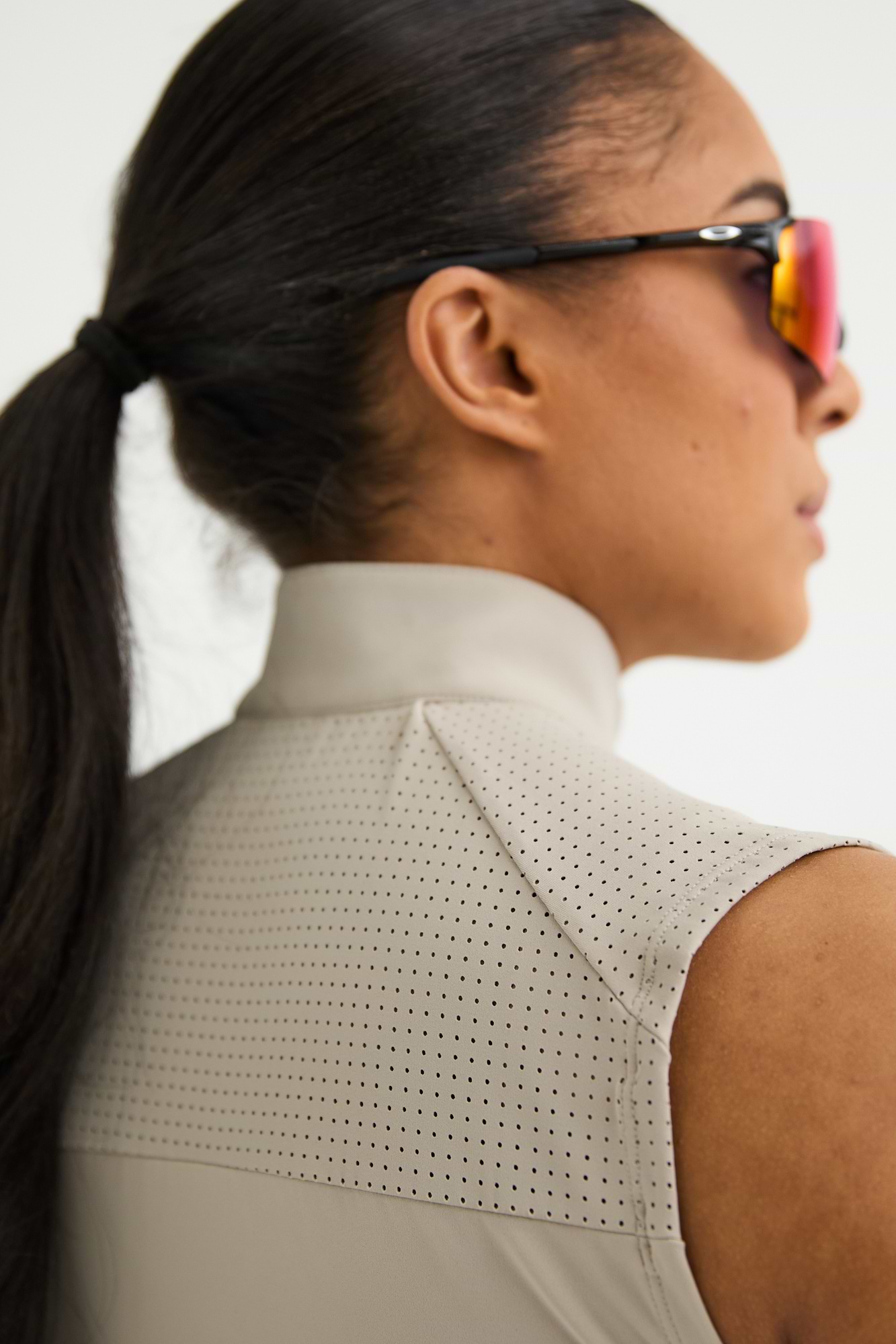 Air Mesh Sleeveless Top