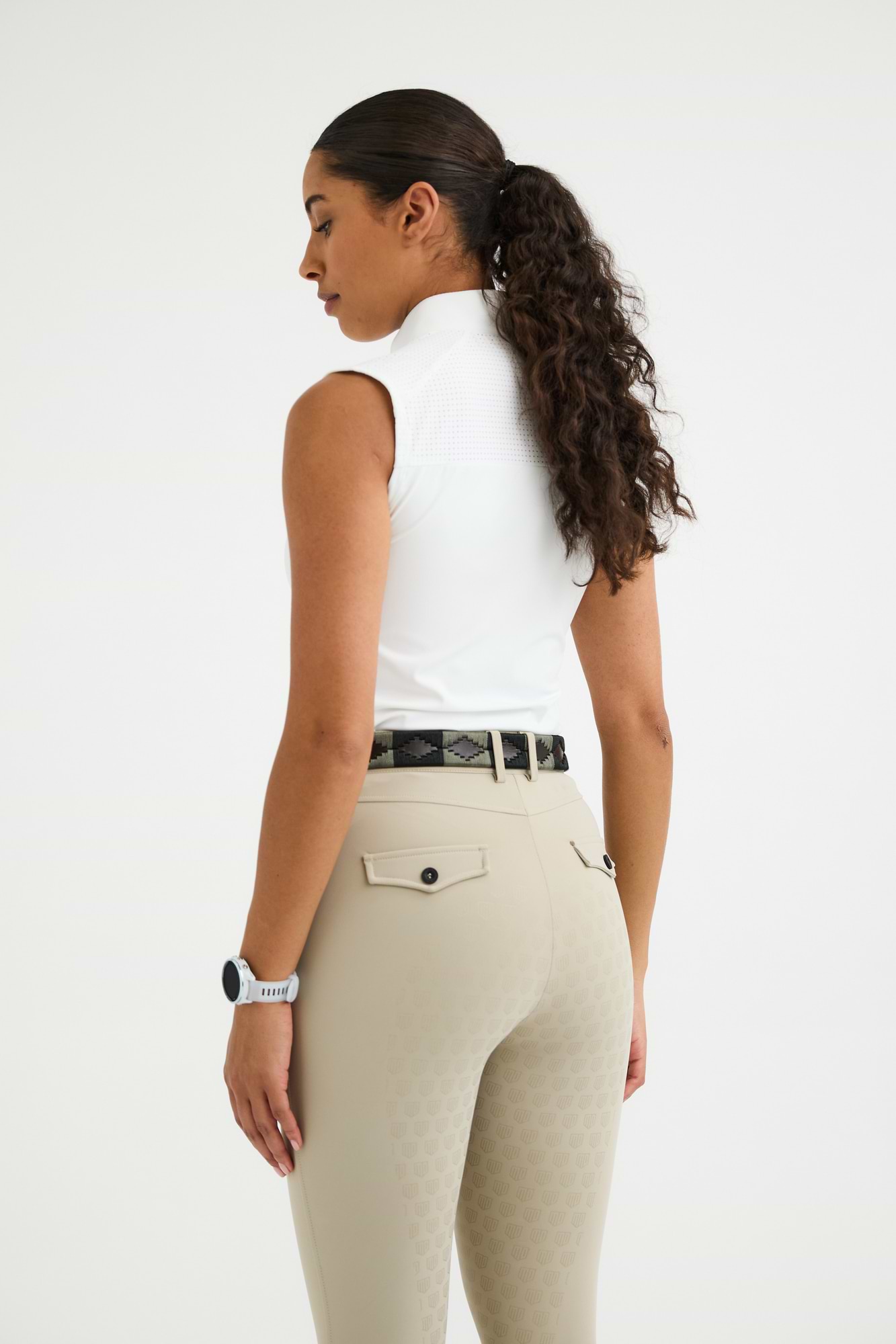 Air Mesh Sleeveless Top