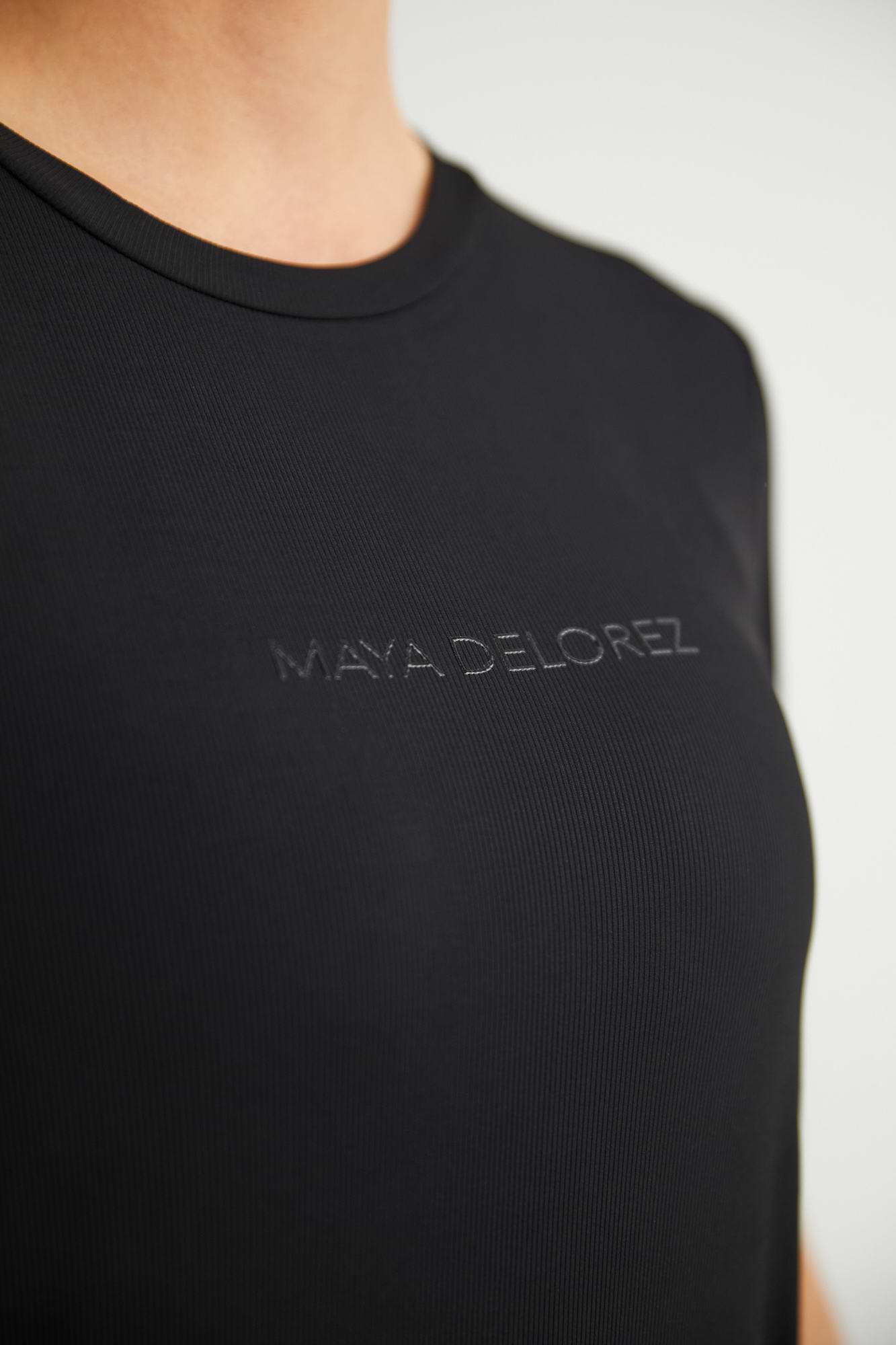 Evelyn Ribbed T-Shirt