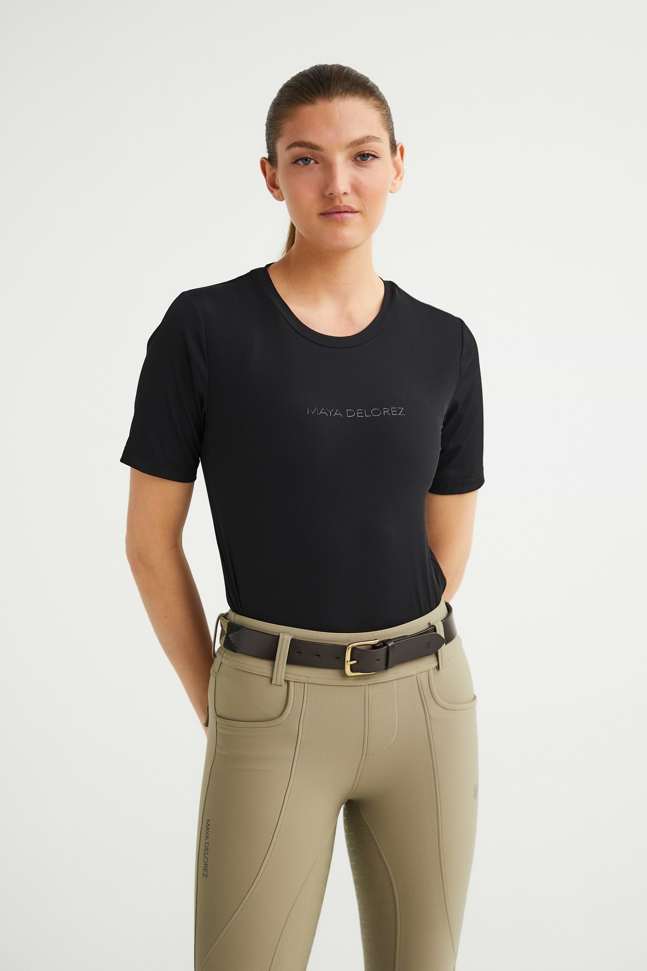 Evelyn Ribbed T-Shirt