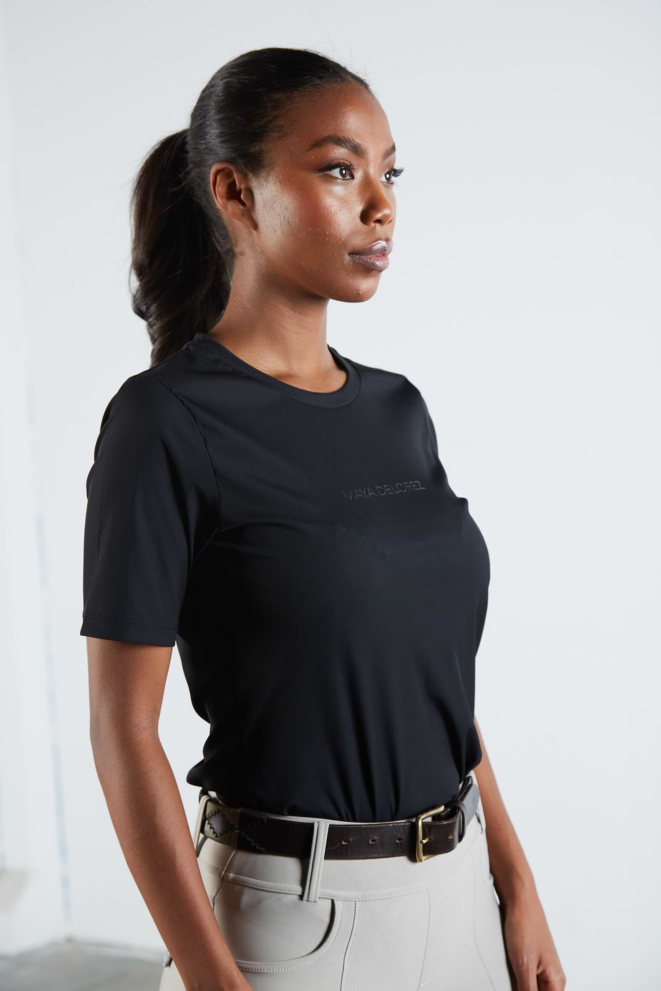 Evelyn Ribbed T-Shirt