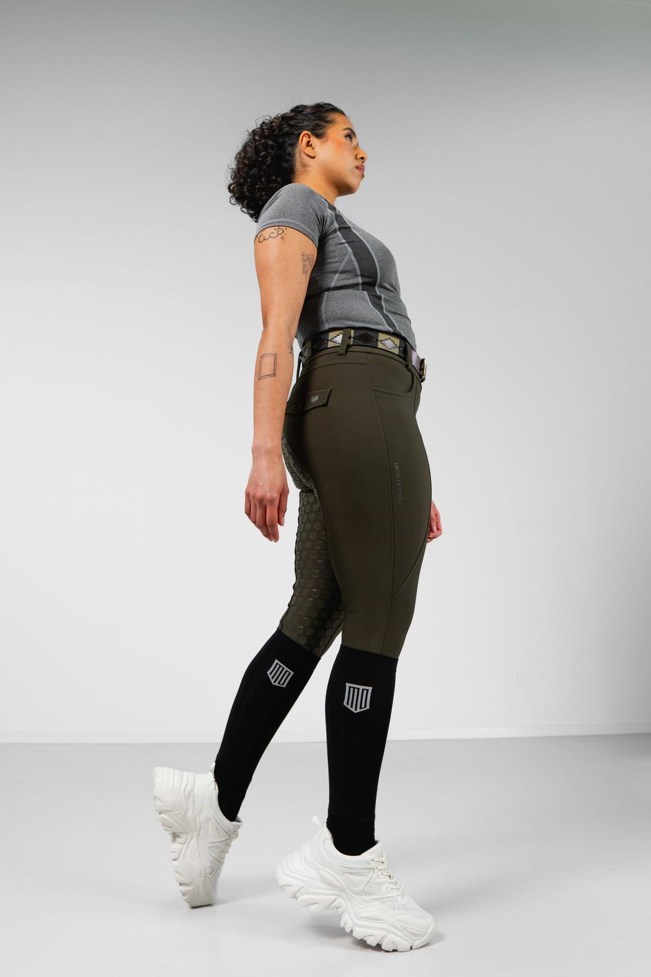 Culotte De Compression Maya Delorez Pour équitation – Taille XS/S, Neuve, Nylon, Poches