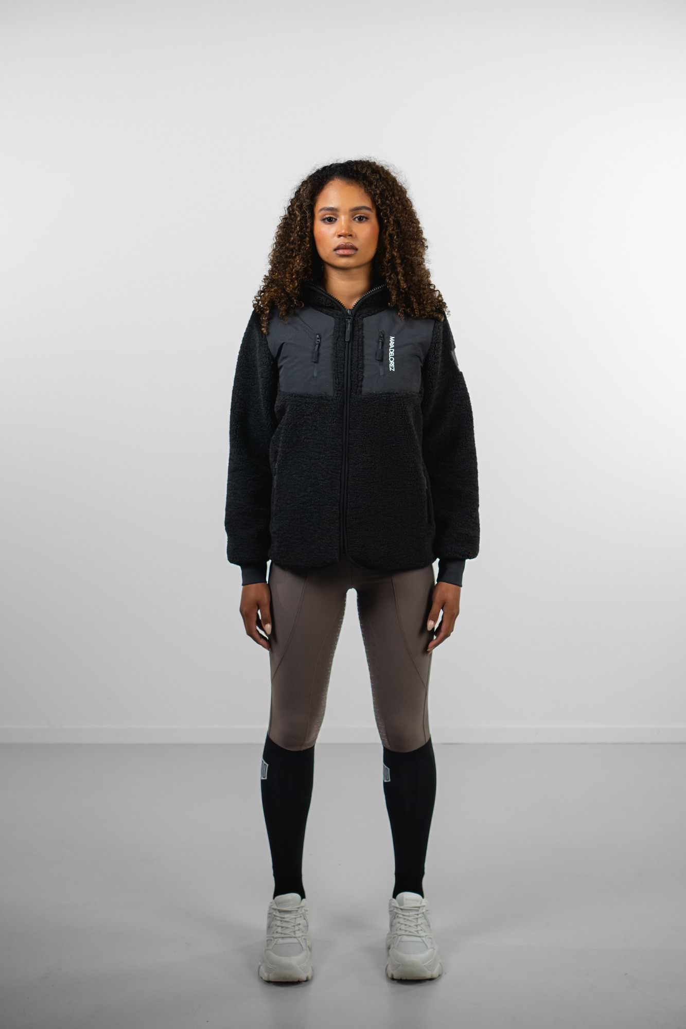 Mika Hooded Teddy Jacket