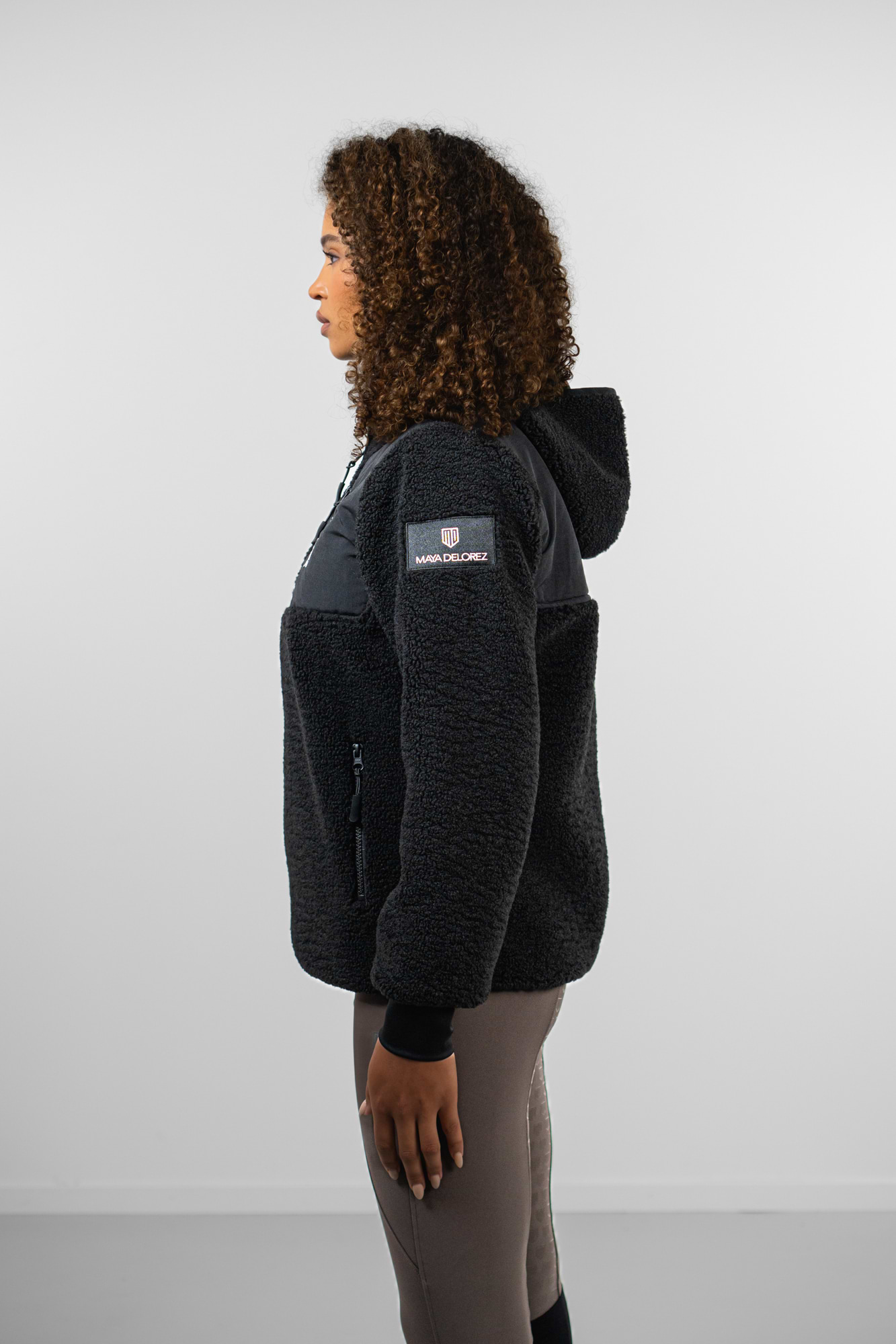 Mika Hooded Teddy Jacket
