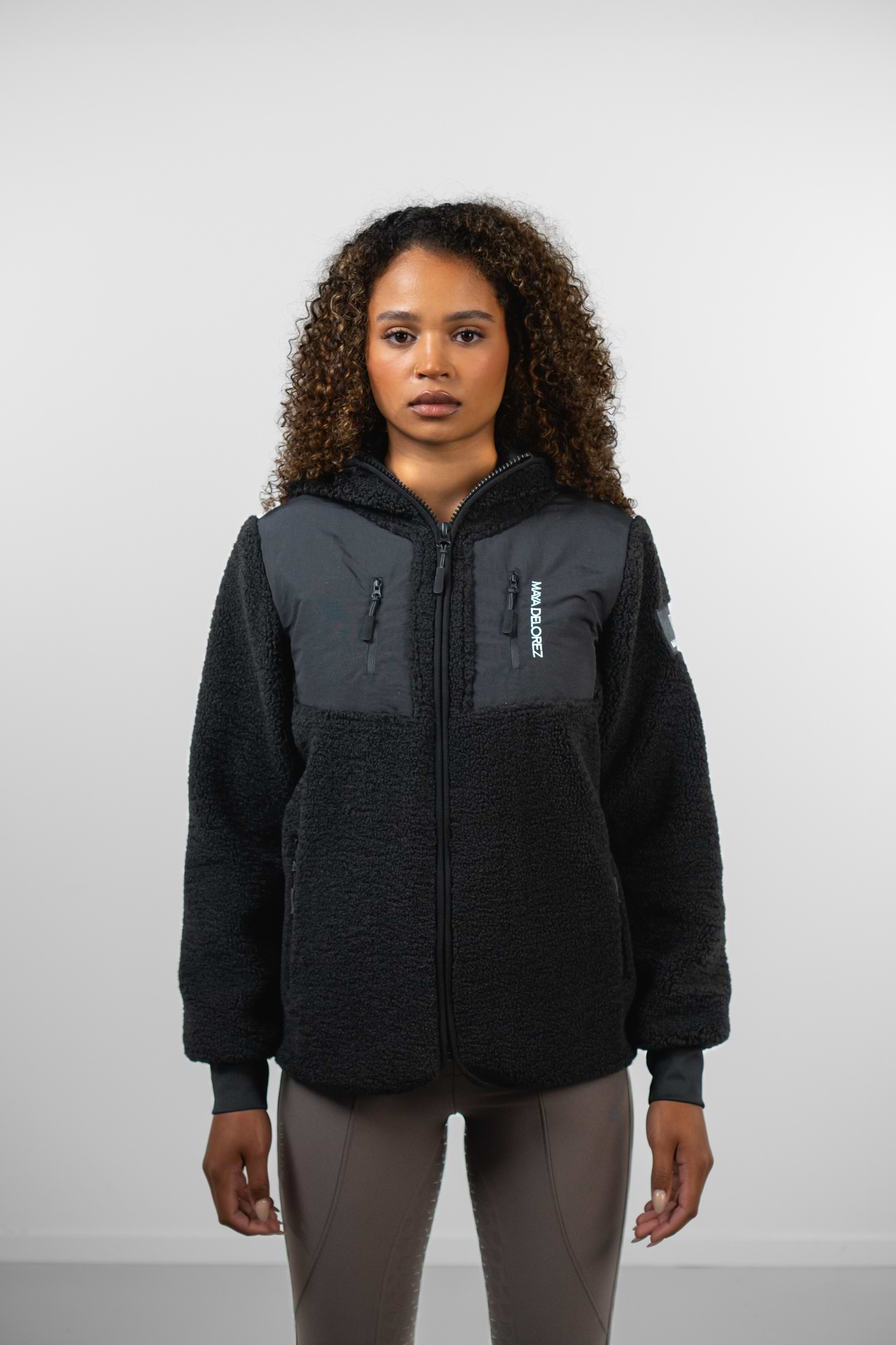 Mika Hooded Teddy Jacket