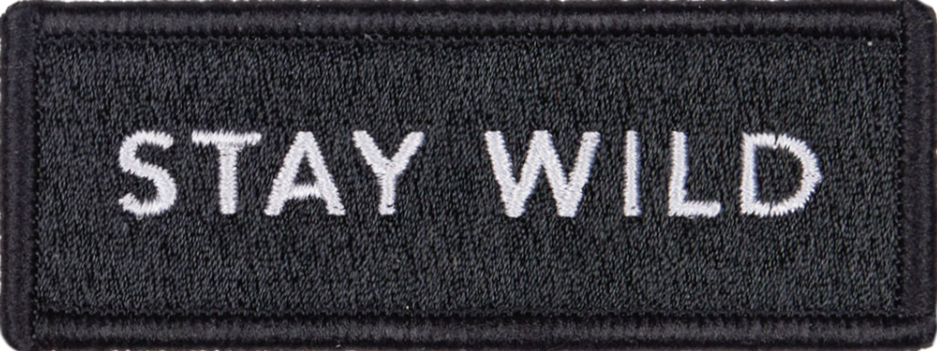 Stay Wild Black Patch