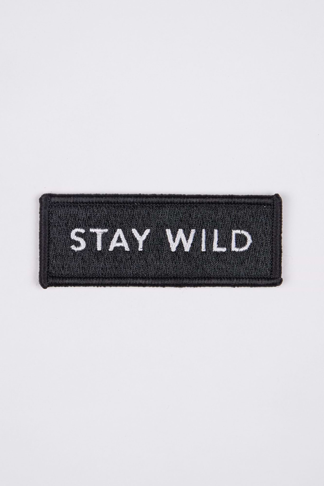 Stay Wild Black Patch