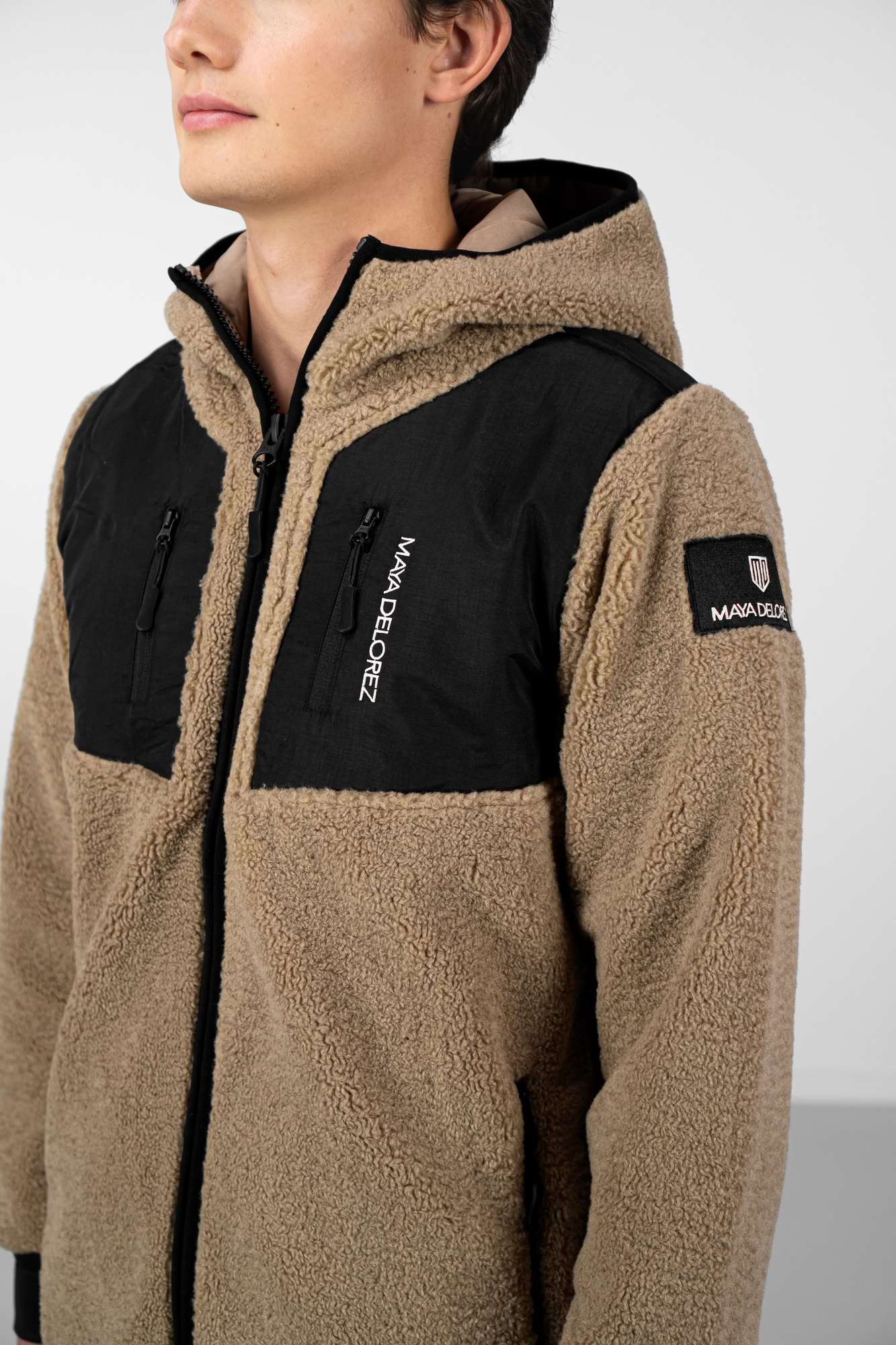 Bennie Hooded Teddy Jacket