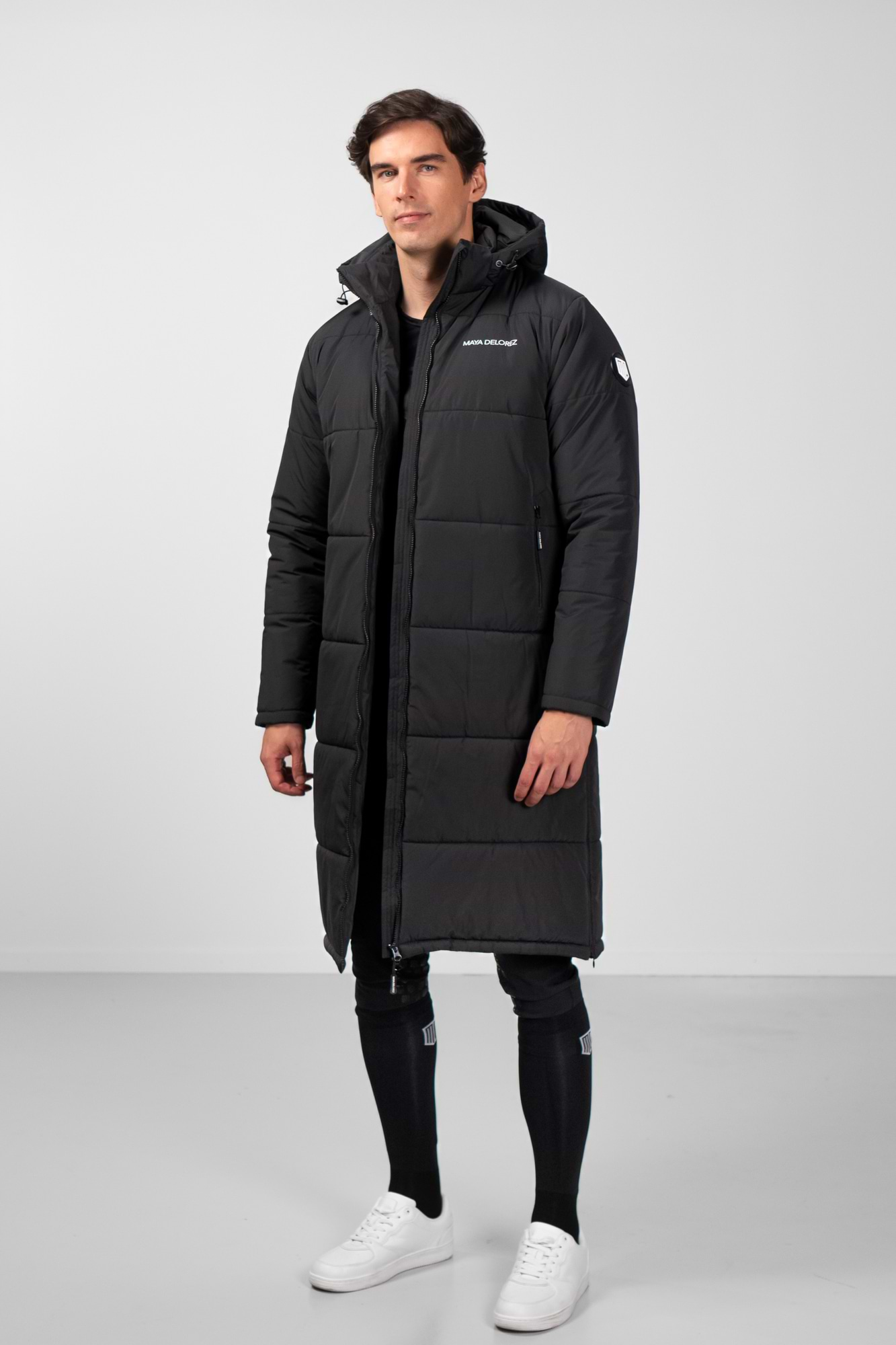 Mens long riding coat best sale