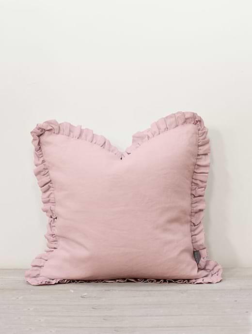 ALSO Home Oli Ruffle Cushion Blush 40x40 