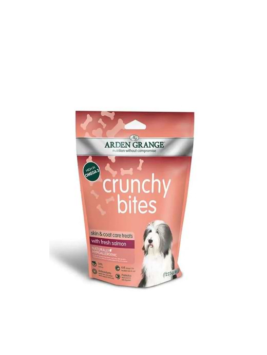 Arden Grange Crunchy Bites Dog Treats Salmon 225g
