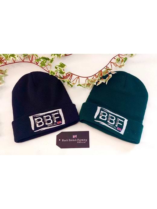 Back British Farming Beanie Forest Green 