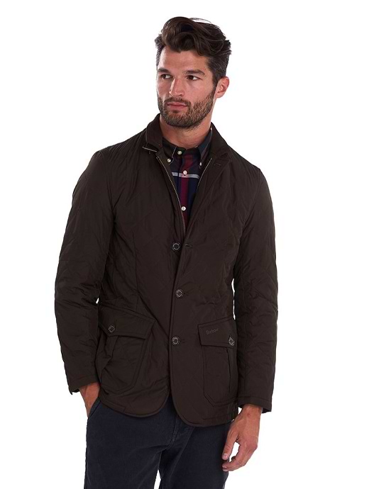 Barbour Men's Quilted Lutz Jacket Olive