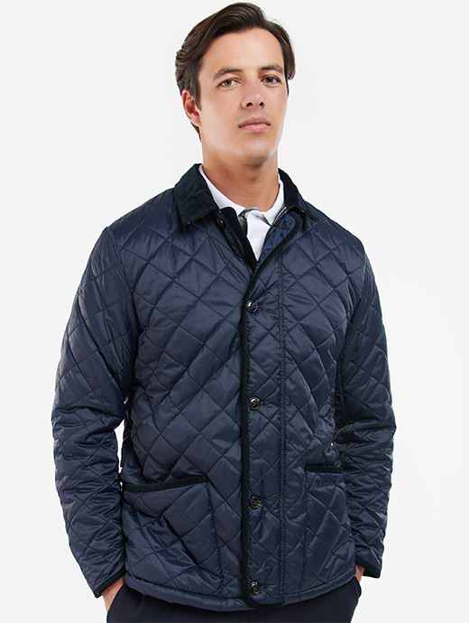 Barbour Men's Winter Liddesdale Quilted Jacket Navy