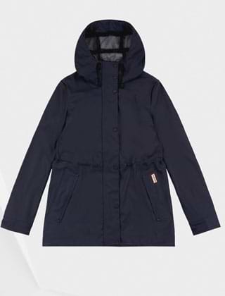 Hunter Women's Original Lightweight Rubberised Jacket Navy