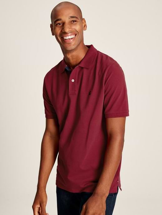 Joules Men's Woody Polo Shirt Red
