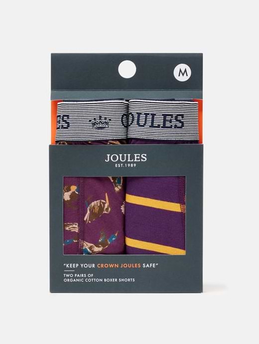 Joules Men's Crown Joules Boxer 2pk Game For It