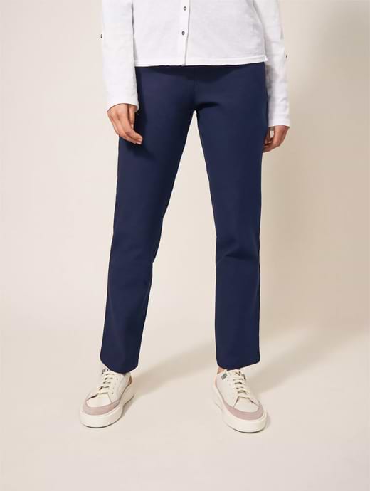 White Stuff Women's Savannah Stretch Trousers Dark Navy