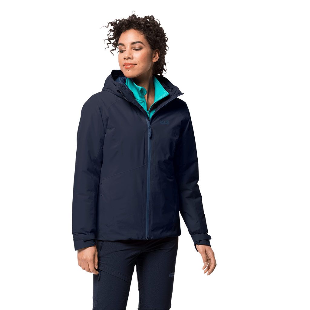 Jack Wolfskin Women s Argon Storm Jacket Midnight Blue