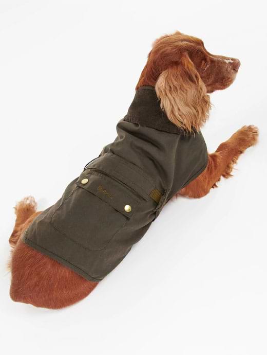 Barbour dog wax coat deals