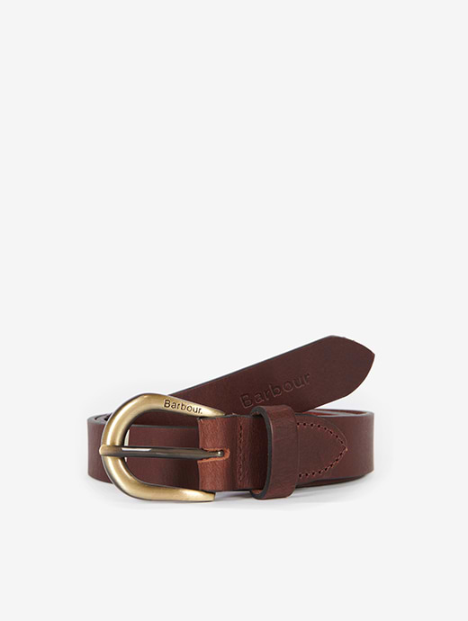 Barbour Allanton Leather Belt Brown
