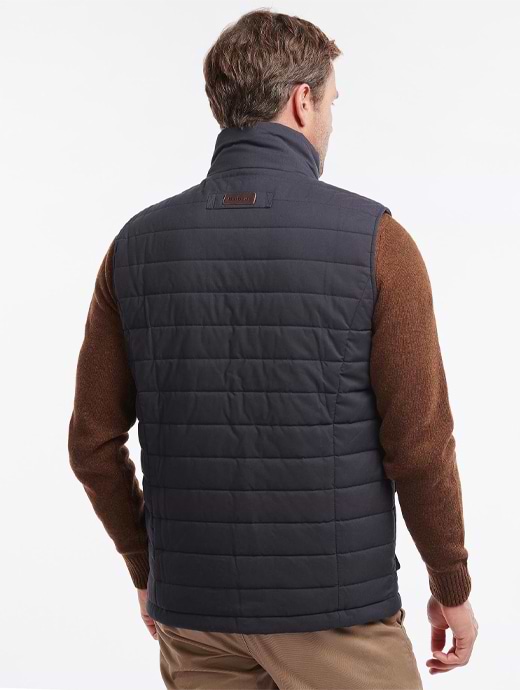 Barbour bradford gilet navy store