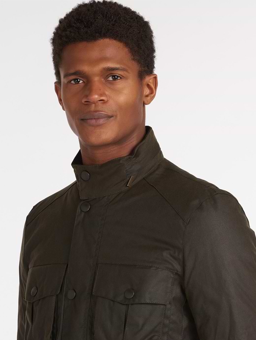 Barbour corbridge wax jacket olive online