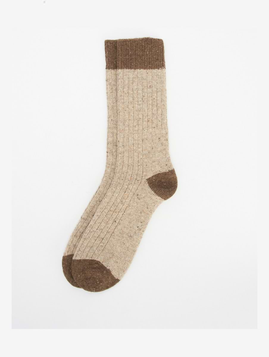 Barbour Cragg Boot Socks Navy Mix