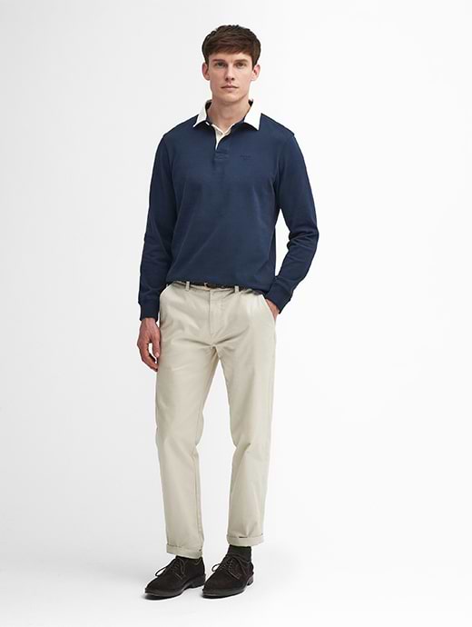Barbour Men s Howtown Rugby Shirt Navy
