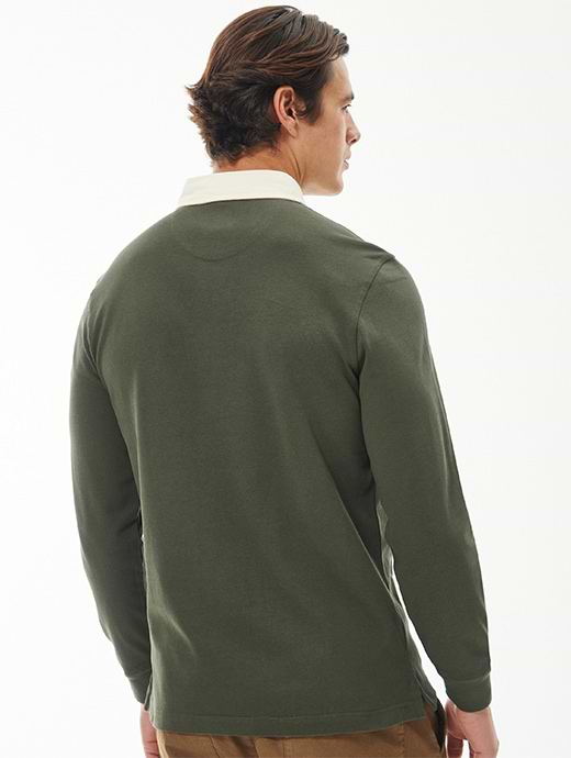 Barbour Men s Howtown Rugby Shirt Olive