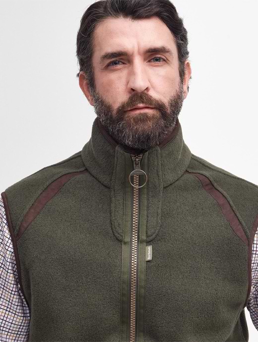 Barbour Langdale Gilet Olive Griggs