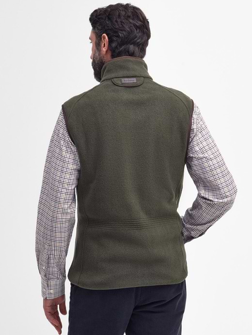 Barbour langdale gilet olive online