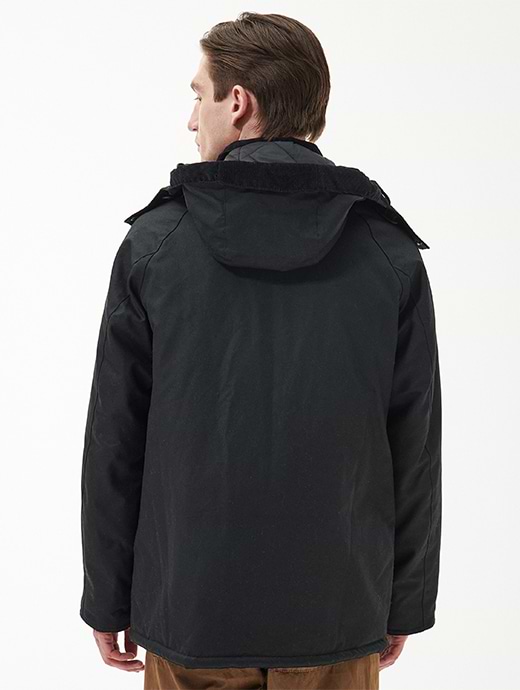 Barbour slim bedale hooded wax store