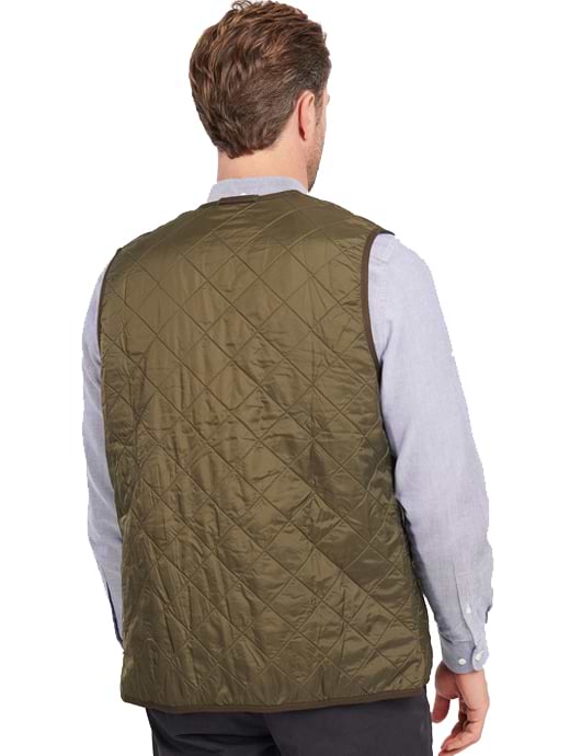 Barbour Polarquilt Waistcoat Zip In Liner Olive Griggs