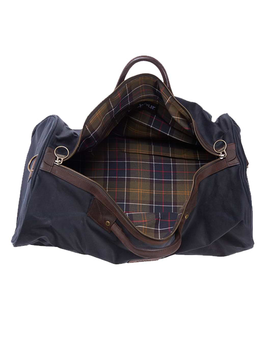 Barbour waxed holdall store